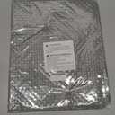 BurgeonNest PVC Foam Cat Litter Mat 24x15 inch, Soft on Paws, Double Layer Litter Trapping, Urine-Proof Water Resistant, Easy Clean Scatter Control (Gray)