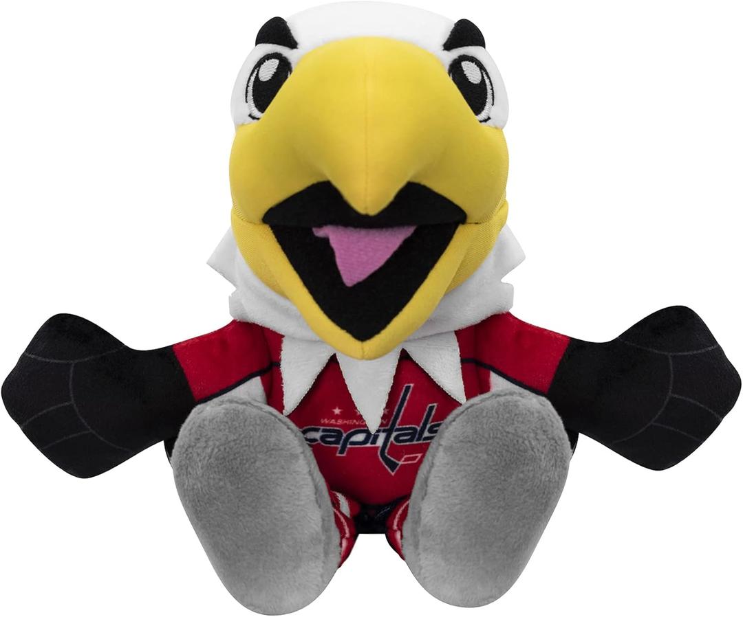Bleacher Creatures Washington Capitals Slapshot 8" Kuricha Mascot Sitting Plush - Soft Chibi Inspired Mascot