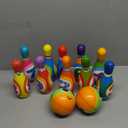 ToyVelt Kids Bowling Set - with 10 Bowling Pins & 2 Balls - Educational Early Development Indoor & Outdoor Games Set - for Toddlers & Infants Boys & Girls Ages 3,4,5-12 Years Old