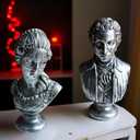 Halloween Character Decoration Sculpture, Vintage Simple Art,Decorations Applicable Home,Living Room,Bedroom,Office Desk Table Indoor,Halloween Party Decorations Statue (10inch, Ms.)