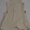 Tennis Dress for Women Sleeveless Wrap Skirt Built in Shorts Golf Athletic Dress Backless Round Neck Workout Rompers M