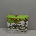 iHaHa 169 PCS Dinosaur Race Car Track Toys for Kids Toddler Boys Ages 1-3 3-5 4-7, Dinosaur Race Tracks Toys with Light, Sound & Spray, Birthday Dinosaur Toys Gifts for 2 3 4 5 Year Old Boys