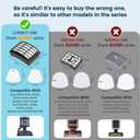 2 + 4 Pack Filters for Shark Vacuum Navigator Lift Away Filter Replacement ZU503AMZ NV350 NV351 NV352 NV355 NV356E NV357 NV360 NV370 UV440 UV540, Parts XFF350 XHF350