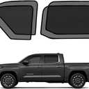 Car Side Window Sun Shade for Toyota Tundra 2022-2025 2026, Car Window Shades with Breathable Mesh, Sun Blocker for Privacy and Sun Protection for Napping Camping Travel