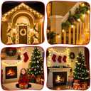 Minetom C9 Clear Christmas String Lights, 100FT 100 Bulbs Bright & Warm Outdoor Christmas Lights, Long Life C9 String Lights for Tree Patio Gazebo Wreath, Green Wire