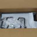 Pull Out Pots and Pans Organizer Under Cabinet, Expandable Sliding Lid Holder and Pan Rack for Kitchen, Slide Out Inside Cabinet for Pot Lid, Bakeware, Dishes, 10 Adjustable Dividers, 2 Pack Black