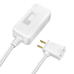 DiCUNO Table-Top Plug in Lamp Dimmer Switch for Table/Floor Lamps, UL Listed, Slide Control, Works with 100 Watt Dimmable LED/CFL and 300 Watt Incandescent/Halogen, 3.3ft Cord, White, 1-Pack