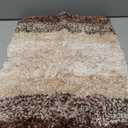 OLANLY Bathroom Rug Mat 30x20, Extra Soft and Absorbent Microfiber Bath Rugs, Non-Slip Plush Shaggy Bath Carpet, Machine Wash Dry, Bath Mats for Bathroom Floor, Tub and Shower, Brown