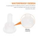 2 x 40pcs Pet Nurser Nipples Silicone Replacement Pacifiers - Soft Pet Food Feeding Bottle Nipple Pacifier for Kitten Puppy Rabbit Chinchillas Small Animals Nursing Suckling Tool Accessory Supplies