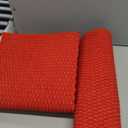 Eanpet Chenille Bath Mat Microfiber Floor Mat Baby Bath Mat for Kids Washable Bathroom Dry Fast Water Absorbent Shower Mat Area Rugs (19.2" x 31.1" and 15.3" x 23.2", Red)