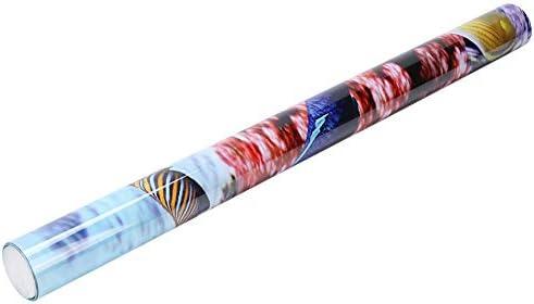 Halearo Aquarium Background Sticker Fish Tank Decorative PVC Poster Lifelike Landscape Image with Adhesive Backing for Aquarium Fish Tank Decor (61 * 41cm)