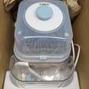 Papablic Bottle Washer Pro, Bottle Washer & Sterilizer & Dryer, 4-in-1 Bottle Washer Sanitizer for Bottles, Pump Parts, C-Section& Baby Essentials - Quick & Clean with 60 Detergent Tablets (White)