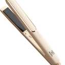 Hair Straightener 3 in 1 Hair Straighteners for Women, Flat Iron Hair Straightener, Hair Straightener and Curler with 10s Heat Up, 5 Temp, Dual Voltage for Less Frizz, Shinier & Smoother