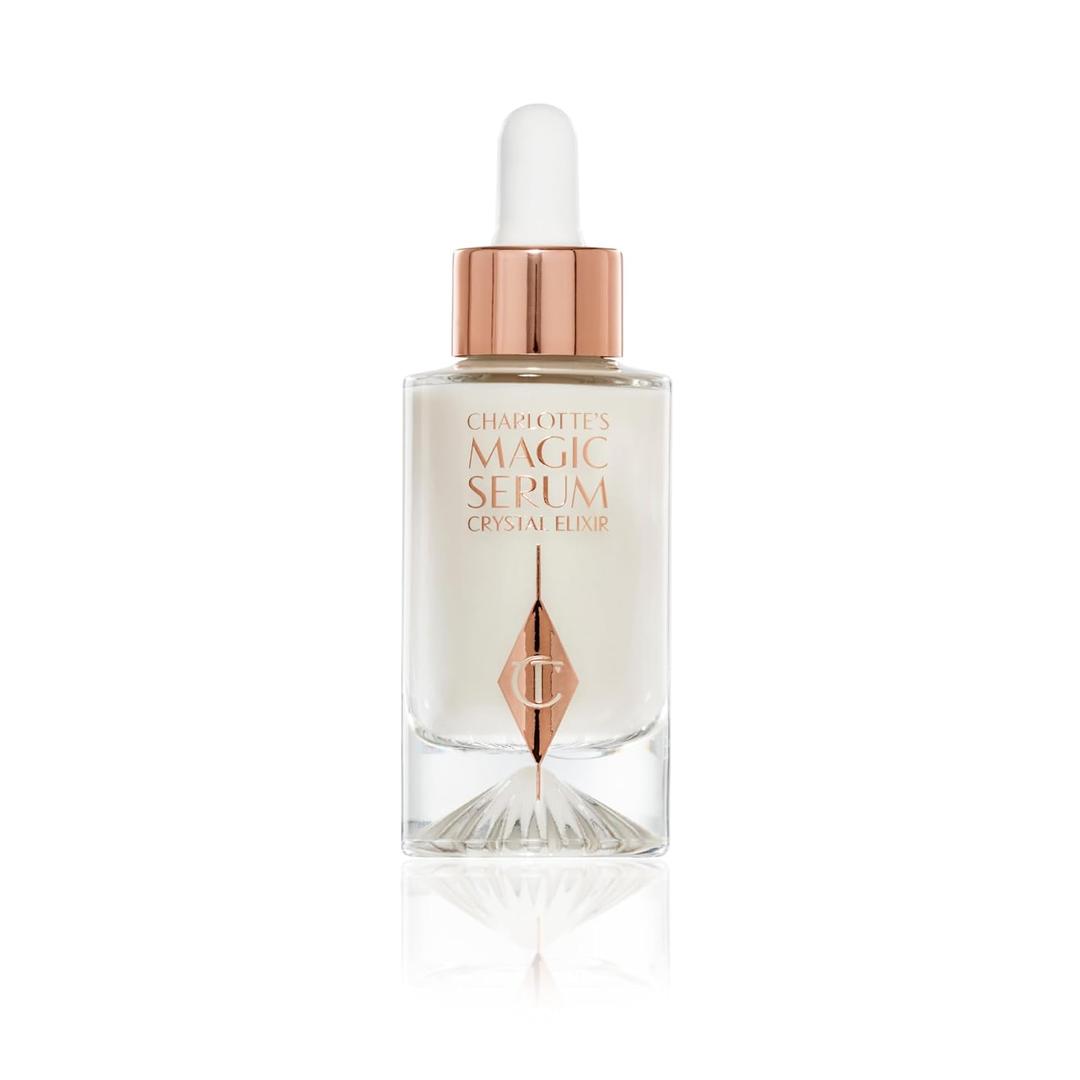 Charlotte Tilbury Magic Serum Crystal Elixir - Skincare Set Essential - Firming Peptide Serum for Face & Neck - Perfect for Gifting & Makeup Pairings (1 Fl Oz (Pack of 1))
