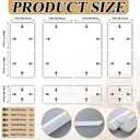 Pangda Peel and Stick Wall Molding Kit, 3D Premade Accent Molding Wainscoting Panel for Interior Wall Moulding Decor, Ready to Assemble Wainscoting Accent Panel (3 Set,23x56 in+48x56 in+23x56 in)