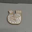 Textile Printing Block Bird Hand Carved Wooden Stamp Wood Block Printing Textile Stamps for Fabric/Pottery Blocks- 6 Inch