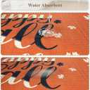 KIMODE Kitchen Rugs Non Slip Washable 17"x47"+17"x29", Fall Farmhouse Kitchen Rugs Sets of 2, Autumn Maple Leaf Rugs for Kitchen Floor, Absorbent Kitchen Mats for Floor Laundry Office Sink Desk