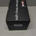 SANBEN 50ft Solar String Lights with Remote, 25+1 Bulbs Solar Patio Lights Outdoor Waterproof, Solar Powered Dimmable Deck Lights for Garden Porch Party