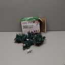 PREXTEX Multicolored Christmas Lights with Green Wire, 60 Feet, 300 Lights, Colorful String Lights Indoor or Outdoor - Incandescent String Lighting for Christmas Tree Decorations for Fences and Patios