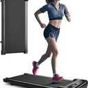 Walking Pad Treadmill for Home - Under Desk Treadmills Portable Mini Compact Walk Pads for Small Spaces Office Indoor Apartment Floor Flat Running Machine with Remote Quiet Lightweight