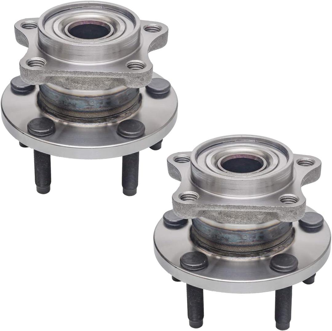 TUCAREST 512335 x2 (Fits AWD Vehicles Only) Rear Wheel Bearing and Hub Assembly Compatible with 2007 08 09 2010 Fo-rd Edge /2007-2010 Li-ncoln MKX [5 Stud Hub]