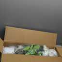 Jcezvnt 2 Pack Artificial Camellia Tree with White Pot, 24" Faux Potted Plants for Indoor Outdoor Decor, Tall Silk Greenery Plant for Home Office Living Room Balcony, White