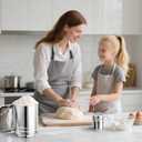 3 Cup Flour Sifter Set - Stainless Steel Mesh + Sugar Shaker & Duster, No Lumps, Smooth Fluffy Cakes Pastries for Home Bakers Chefs, Elevate Dessert Texture Easily