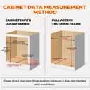 Pull Out Drawers for Cabinet Wood 24" W x 23" D x 4.5" H Slide Out Organizer and Storage Kitchen Cabinet Drawers Slide Out Shelves Pull Out Shelves in Kitchen Pantry Bathroom with Soft Close