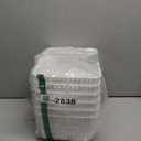 6-Pack White Plastic Small Storage Baskets, 10" x 7.7" x 4"