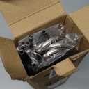 Pants Hangers Space Saving - 2 Pack Closet Organizer and Storage Jean Hangers, Stainless Steel Anti-Slip Clothes Hanger Scarf Holder for Pants Jeans Leggings Trousers Pant Rack, Black