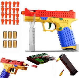 2026 Tactical DIY Building Block Handle Set,Funny DIY Building Blocks Kit with Display Stand for Adults,Building Block Toy Gun,Creative constuction Grip kit,Toys Building Set
