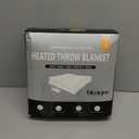 Heated Blanket Throw Electric Blanket with Foot Pocket, GentleSoft Flannel Blanket Throw with 10 Heating Settings,10 Hours Auto Off, Cow Print Cozy Soft, Washable, Warm Gifts (50x62 Inch)