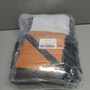 Center Console Dog Car Seat for Small Dogs with Bunny Fleece, Anti-Slip Booster Car Seat with Collar Hook, Triple Protection, Portable Washable, for Pets Up to 13.5lbs (Brown-Orange)