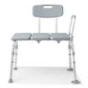 Medline Transfer Bench for Bathtub Use as a Bath Chair or Shower Seat