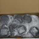 GIGALUMI 12 Pack Solar Lights Outdoor Waterproof, Outdoor Solar Lights for Yard, Solar Garden Lights, Yard Decorations Outdoor for Pathway, Patio, Garden, Driveway, Lawn, and Landscape(Cold White)