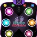 Flooyes Dance Mat Toys for 3-12 Year Old Kids, Electronic Dance Pad with Light-up 6-Button Wireless Bluetooth, Music Dance with 5 Game Modes, Birthday Toys Gifts for 3 4 5 6 7 8 9 10+ Year Old Girls
 3 sustainability features