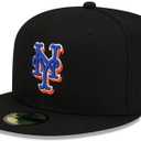 New York Mets New Era Black Alternate Authentic Collection On Field 59FIFTY Fitted Hat