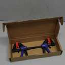 WORKPRO 6" Mini Bar Clamps for Woodworking, One-Handed Clamp/Spreader, Light-Duty Screw-Change F Clamp with 50lbs Load Limit, 2PC