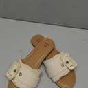 Beige and Brown Women's Sandals, 8.5 Size