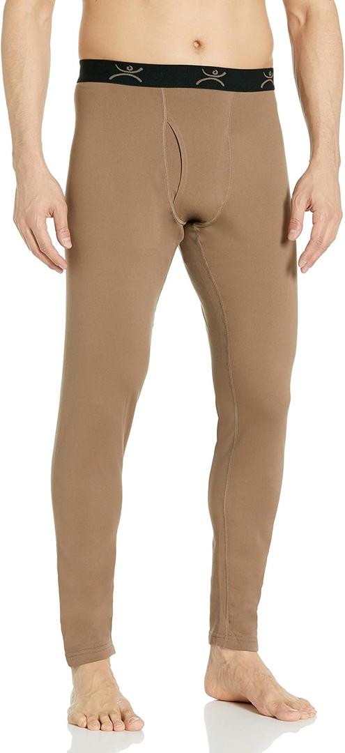 Terramar Military - style Fleece Pants Brown, BROWN, M