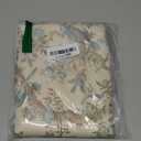 Chinoiserie Pillow Covers 18x18 Set of 2 Blue Green Bird Floral Throw Pillows Vintage Blue Flowers Decorations Outdoor Pillowcase Chinoiserie Decor Farmhouse Linen Cushion Case for Couch Home