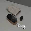 Waterless Diffuser for Essential Oil, Battery Operated Scent Air Aromatherapy Diffuser, Mini Aroma Diffusers with 3 Intermittent Mist Modes, Cycle Start for Home Office Bedroom - Rose Gold