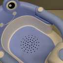 Baby Bath Seat for Babies 6 Months & up Non-Slip Toddler Bath Seats for Sitting Up Infant Bathtub Chair with Suction Cups and Soft Cushion for Baby Shower Tub Seat (Blue)