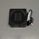 Gaiatop Mini Space Heater, Lightweight PTC Ceramic Fast Heating 500W Energy Efficient for Indoor Use, Overheating & 45 Tip-Over Protection, Portable Desk Electric Heaters for Office Home Black