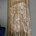 LazBlinds No Drill Cordless Roman Shades for Windows, 35" W x 64"H, Natural