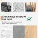 Window Air Conditioner Support Bracket: Adjustable Anti-Slip Shock-Absorbing Mat Windows Safe Bracket Built-in Bubble Level - 12000 to 24000 BTU AC Units Window Mount Bracket Up to 165 lbs