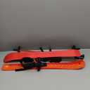 Crescent Moon Cross Country Skis for Kids Backyard Fun: Toddler Skis with Poles and Bindings, Winter Sports Snow Set for Beginners Ages 4 and Under