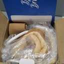 BOB AND BRAD Far Infrared Heating Pad, FSA-HSA Eligible Weighted Electric Heat Pad for Back, Period Cramps & Muscle Pain, 6 Heat Levels, Adjustable Belt, Auto-Off & Moist Heat Therapy, Large 12x24 (Brown)