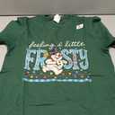Feeling a Little Frosty Cute Retro Snowman T-Shirt, Medium