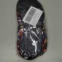 LeIsfIt Womens Slippers Adjustable Diabetic Slippers Wide Soft Arthritis Edema House Shoes Warm Fuzzy Slipper Socks with Rubber Sole (5.5-6.5, Bflower)